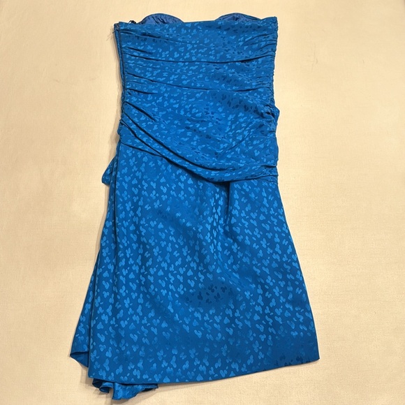 Vickey Tiel for Bergdorf Goodman Blue Leopard Dress - Picture 4 of 7